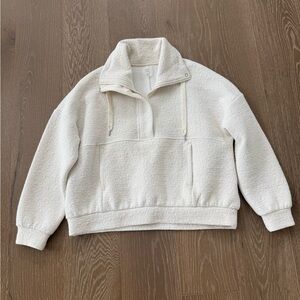 Calia by Carrie Underwood Cream 1/4 Zip Pullover Size Small